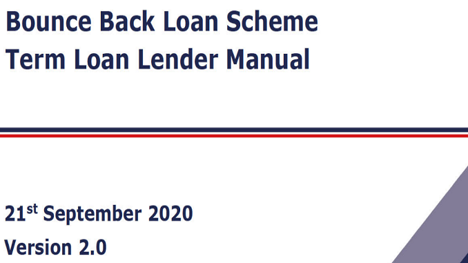 Lenders Manual for the Bounce Back Loan Scheme – Mr Bounce Back