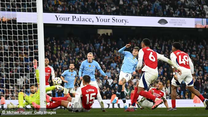 John Stones denies Arsenal with a late equaliser