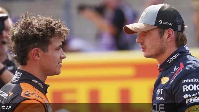 Lando Norris faces Max Verstappen at the 2024 US Grand Prix