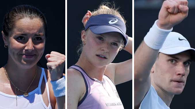 Jodie Burrage, Harriet Dart and Jack Draper advance into the second round of the 2025 Australian Open