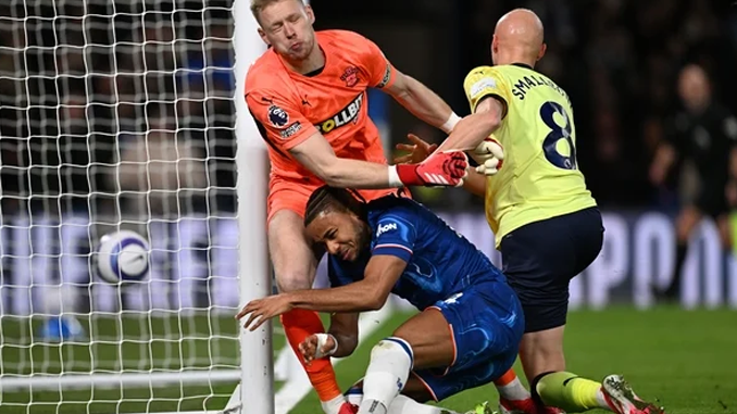 Christopher Nkunku scores against Southampton during the Premier League 2024 season