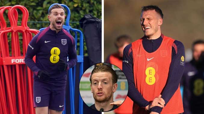 Jordan Pickford comments on Jordan Henderson and Dan Burn's addition to the England Squad