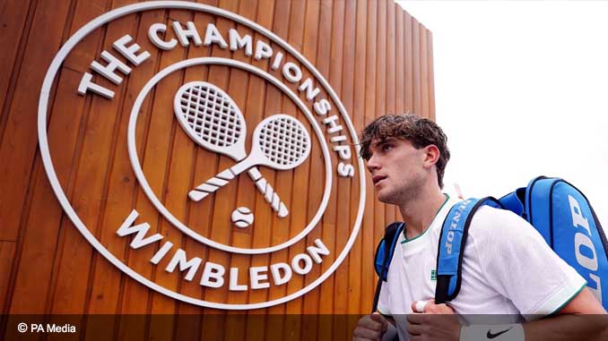 Jack Draper prepares for the Wimbledon Championships