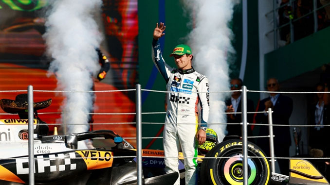 Lando Norris celebrates winning the 2025 Mexico City Grand Prix Lando Norris celebrates winning the 2025 Mexico City Grand Prix
