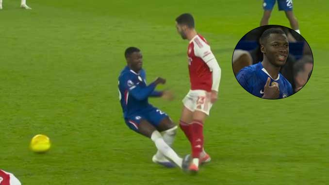 Moisés Caicedo gets sent off during draw against Arsenal in Premier League 2025 Season